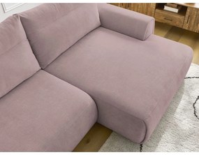 Светлорозов ъглов диван Aden – Bobochic Paris