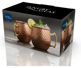 Стоманени чаши в комплект от 2 бр. в меден цвят 400 ml Moscow Mule – Lyngby Glas