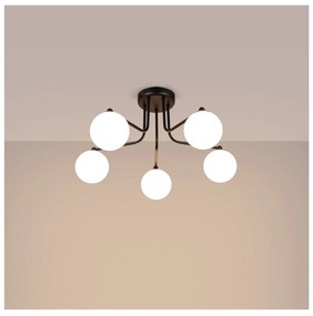 Черно-бяло осветително тяло за таван Beam – Nice Lamps