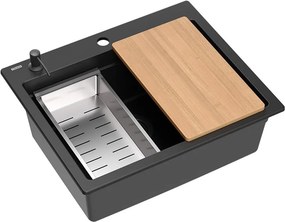 гранитна мивка KURT 110 Black