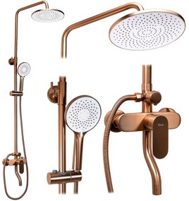 Комплект за душ REA DROP Brush Copper