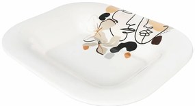 Керамична чиния за сервиране , 43,5 x 35,5 cm Face to Grey - VDE Tivoli 1996