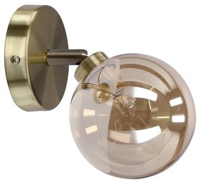 Стенна лампа в бронзов цвят ø 10 cm Rodia - Candellux Lighting