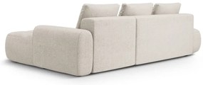 Бежов сгъваем/с място за съхранение ъглов диван (десен ъгъл) Linz – Cosmopolitan Design