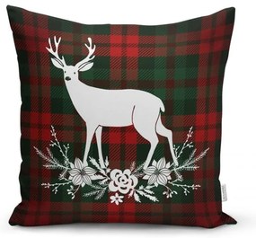 Комплект от 4 коледни калъфки за възглавници и покривка за маса Tartan Christmas - Minimalist Cushion Covers