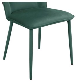Зелени кадифени трапезни столове в комплект от 2 бр. Wilma – Støraa