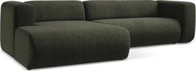 Зелен ъглов диван (ляв ъгъл) Ekahi – Makamii