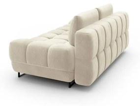 Бежов триместен разтегателен диван с кадифена тапицерия Cirrus - Windsor &amp; Co Sofas