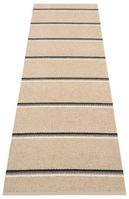 Бежова пътека за открито и закрито 70x240 cm Olle Mud Beige – Pappelina