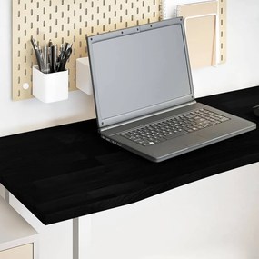 4009031 vidaXL Плот за бюро, тъмнокафяв, 160x50x2,5 см, дъб масив, правоъгълна