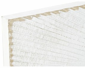 Табла за легло DKD Home Decor 160 x 3,5 x 80 cm Златен Бял Дървен MDF