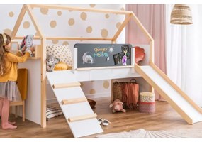 GINGER HOME Легло КЪЩИЧКА тип Монтесори БЯЛО