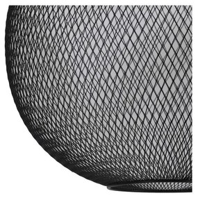 Матово-черно висящо осветително тяло с метален абажур ø 50 cm Reilley – Light &amp; Living