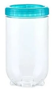 Кутия за храни INTERLOCK 1 л тюркоаз/прозрачна
