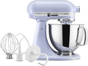 Планетарен миксер KitchenAid Artisan Elegance 5KSM125ELR Lavander Cream, 300W, 4.8 л, Direct drive, 10 скорости, Лилав
