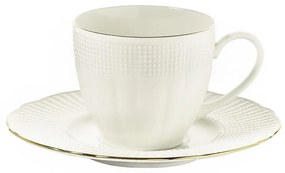Комплект от 6 порцеланови чаши за кафе с чинийка Kutahya Café, 200 ml - Kütahya Porselen