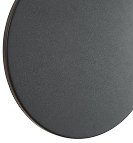 Външна стенна лампа черна с LED IP54 - Soleil