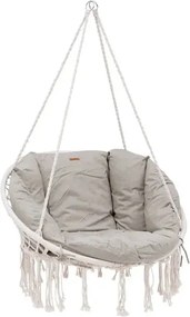 Висящ стол с възглавница Hesperide Cordessa, Бежов, 80 cm