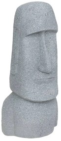 Декоративна статуя atmosphera Moai, Магнезий, Сив, 82 cm