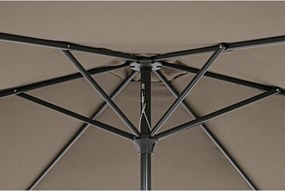 Кафяво-сив чадър ø 270 cm Kalife – Bizzotto