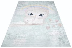 Детски килим с мотив на очарователни сови Ширина: 120 см | Дължина: 170 см