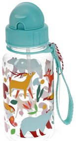 Тюркоазена тританова детска бутилка 500 ml Woodland – Rex London