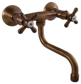 RAV Slezák MK101.5/21SM - Смесител за умивалник/мивка MORAVA RETRO античен месинг