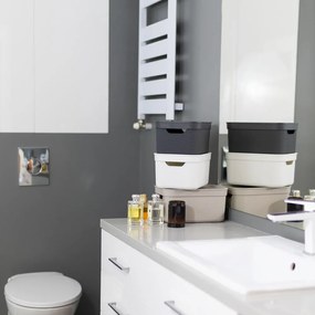 Пластмасова кутия за съхранение с капак Deco - Rotho