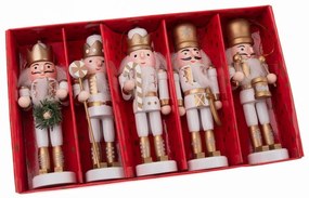 Дървени Коледни украси в комплект 4 бр. 12,5 cm – Dakls