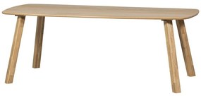 Трапезна маса от масивен дъб 100x180 cm Tablo – WOOOD