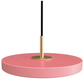 Розово LED висящо осветително тяло с метален абажур ø 15 cm Asteria Micro – UMAGE