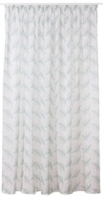 Бяло-зелена завеса 300x260 cm Seva – Mendola Fabrics
