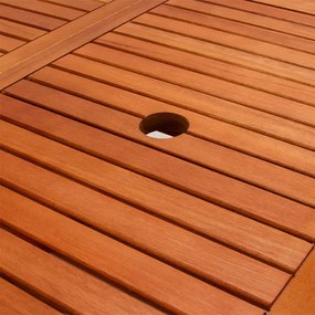 Сгъваема градинска маса Alabama от масив от акация 160 x 85 x 75 cm