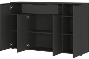 Нисък скрин в антрацит 161x101 cm Mailand - Germania