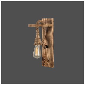 Стенна лампа в естествен цвят Woody - Squid Lighting