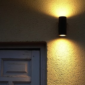 Кафява стенна лампа , височина 15,4 cm Rega - SULION