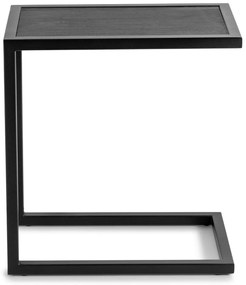 Странична масичка с дъбова дървена плоскост 50x30 cm Daniël – Spinder Design