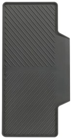 Тъмно сива тава за капчици Neli, 20 x 40 cm - Wenko