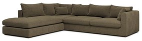 Светлокафяв ъглов диван (ляв ъгъл) Comfy - Scandic