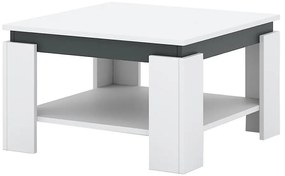 Холна масичка OLAF бяла/антрацит