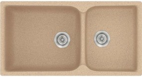 Мивка Sanitec 307-Granite Beige