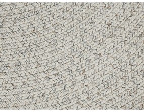 Бял/бежов кръгъл външен килим ø 200 cm - NORTHRUGS