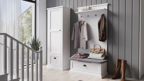 Storage stool Sveri-White - Mpez