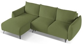 Зелен ъглов диван (ляв ъгъл) Malie – Makamii