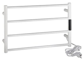 Сушилник за кърпи 56x37 cm неръждаема стомана/бяла