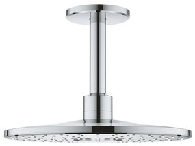 Ceiling Душ глава с рамо Grohe Rain Душ Smart Active-Glossy Silver