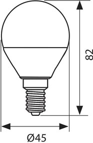 LED крушка VIVALUX MAX LED, 8W, E14, 4000К