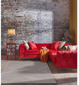 Сив килим 80x160 cm Lori – FD