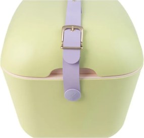Хладилна чанта Polarbox Pop, 12 литра, AIRPOP полистирол, 5-15C до 24 часа, Зелен/Лилав