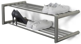 Метална висяща стойка за обувки в сребрист цвят 80x23x33,5 cm Soenz – Spinder Design